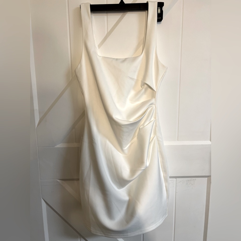 White Mini Cocktail Dress NWT!!